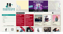 Desktop Screenshot of hannover-concerts.de